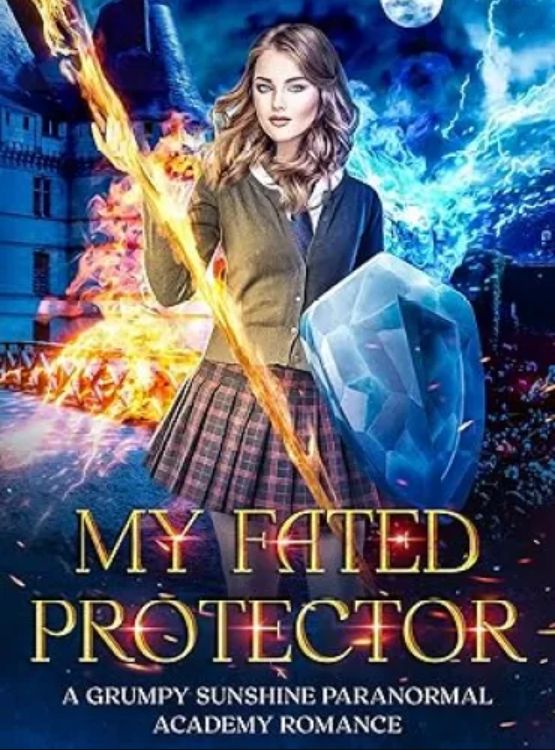 My Fated Protector: A Grumpy Sunshine Paranormal Academy Romance